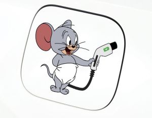 Hình Dán Nắp Bình Xăng xe Điện cute độc đáo k bong tróc
