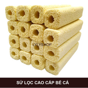 6 Sứ lọc thanh 15 x 3.8cm cao cấp vật liệu lọc hồ cá bể cáloại bỏ kim loại nặng bổ sung khoáng chất & nguyên tố