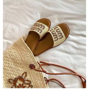 Free Shipping Retro Woven Slip-On Sandals New Summer Style Perfect For Outdoor Wear Beach Vacations And Versatile Fashion Flat-Soled Sandals