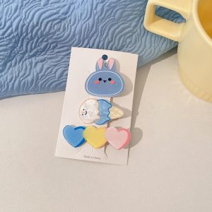 Kẹp tóc bộ 03 kẹp họa tiết ngọt ngào đáng yêu cho bé