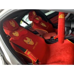 ชุดหุ้มเบาะรถยนต์ ไอรอนแมนขอบทอง set 11ชิ้น พร้อมส่ง ใส่ได้ทั้ง รถกระบะ และ รถเก๋ง (ทุกรุ่น) สินค้าคุณภาพราคาประหยัด สวยทุกแบบจ้า