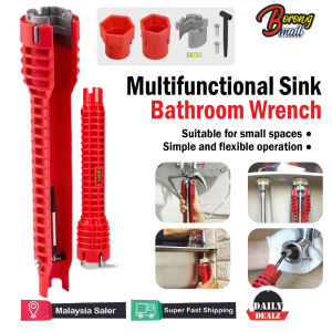 8in1 Faucet & Sink Installer Wrench Multi Water Pipe Plumbing Tool Home Maintenance Plumber Repair / Alat Pembaikan Paip