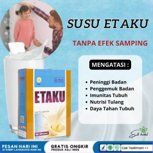 Etaku - Peninggi Badan Imunitas Tubuh Nutrisi Tulang Daya Tahan Tubuh ASLI