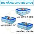 Bể bơi hồ bơi cho trẻ em bé (175x125xCao55cm) be boi ho boi phao boi cho tre em be. 