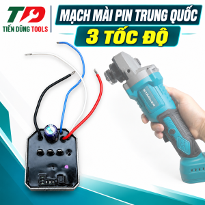 Mạch máy mài pin Trung Quốc 3 tốc độ tụ lớn 1000uf tản nhiệt nhôm động cơ không than chân pin phổ thông