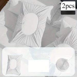 PRIMEPICKGLOBAL Breathable Disposable Pillowcase Set Dirt-Proof Thickened Disposable Pillowcases Portable Universal Nonwoven Pillow Cover Hotel