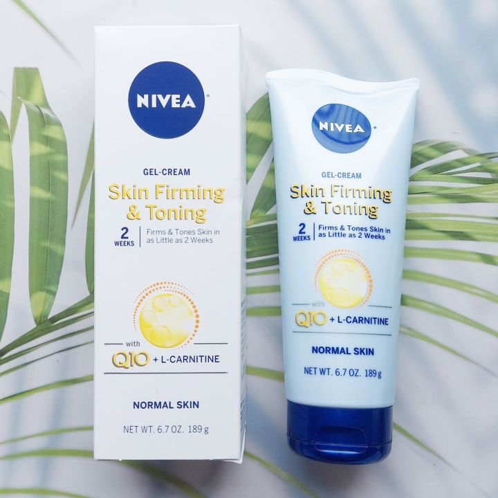 189g  Gel Cream Skin Firming & Toning  Q10+L-Carnitine (Nivea) | Lazada.co.th