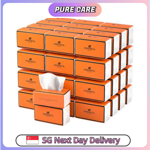 【Pure Care】 【20 Packs/Box】Facial Tissue 4 Ply 360 Sheets 4 IN 1 Paper Plant ProtectionCheerful