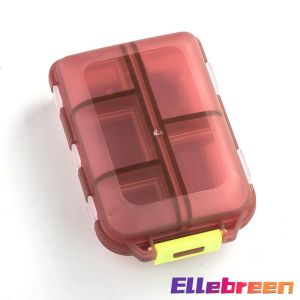 ELLE Portable 10-compartments Medicine Box Travel Box Storage Case