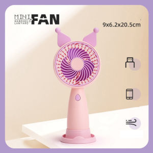 MGHL0777 Kipas Angin Portable Karakter Kipas Mini Kipas Tangan Genggam USB