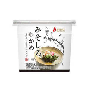 Jubifood Miso Soup Seaweed Flavor 21g Cup | Instant Japanese Miso Soup from Korea | Easy-to-Make Instant Seaweed Soup