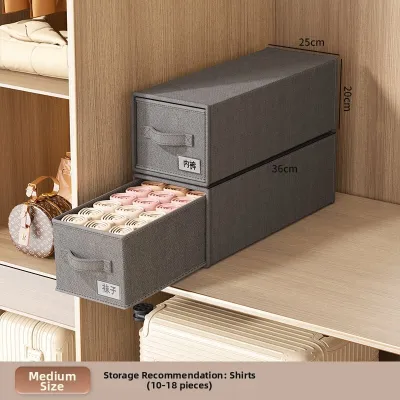 Modern Minimalist Folding Drawer Style Storage Cabinet for Bedroom Clothes Organizer Toy And Snack Multi-layer Nightstand