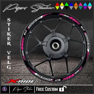 COD Cutting stiker velg Xride Semua tipe motor X ride code 01