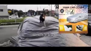 SHIP FROM MALAYSIA BEST BUY All Size Yama PEVA Car Cover Protection Water Resistant Rain Dust Car Blanket Cover Refer Car Chart
