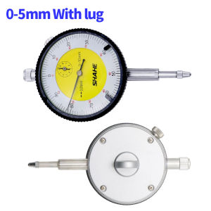 SHAHE MINI Dial Indicator Gauge Precise 0.01 mm Resolution Metric Indicator Meter 0-3/0-5/0-10mm