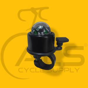 Chrome Bell Silver/Gold Premium Bike Bell with Sleek Design and Superior Sound