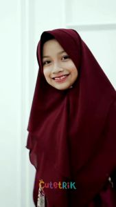 Gamis Anak Perempuan Cutetrik Sarimbit Set Gamis Anak Plus Jilbab Gamis Cutetrik