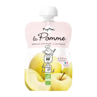 Popote Organic Apple Puree 120G