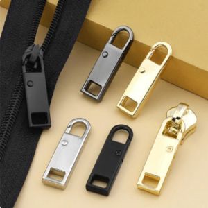 LOVWK 10PCS โลหะสำหรับตกแต่ง ตัวดึงซิป ถอดออกได้ ตัวดึงเลื่อน หัวซิป อะไหล่สำหรับเปลี่ยน สากลสากลสากล อุปกรณ์เย็บปัก