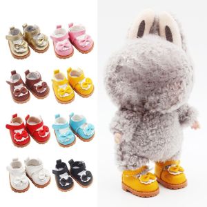 MJJ8 Làm bằng tay Giày labubu Tự làm Thay thế Giày nơ Nhiều phong cách Giày da labubu Đồ chơi búp bê