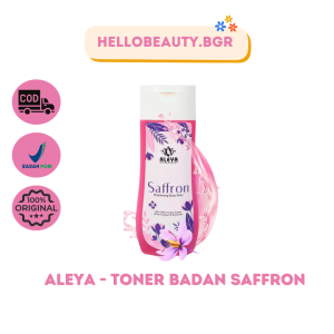 ALEYA SAFFRON BRIGHTENING BODY TONER BADAN WITH SAFFRON TONER SAFFRON WHITENING AGENT PENCERAH BADAN BY ALEYA