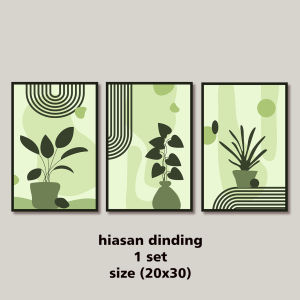 Hiasan Dinding Dekorasi Ruang Tamu Lukisan Seni Dinding Tananman dan Gambar Dinding Cetakan untuk Dekorasi Ruang Tamu ID36