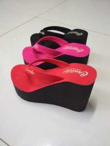 SH New Sandal CANTIKA Sendal spon jepit tinggi 11cm