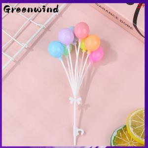 【Greenwind】 1ชุด1:6 dollhouse Miniature บอลลูนที่มีสีสัน windmills รุ่น Garden Decor Toy
