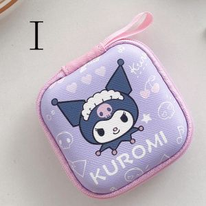 Huife Mini Zipper Headphone Case Portable Coin Purse USB Cable Earphone Storage Bag Gadget Pouch 7.5*7.5CM