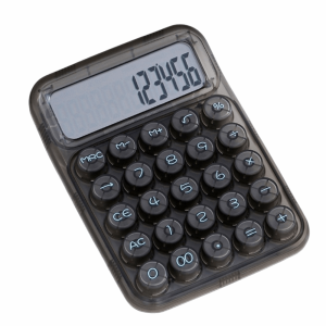 WEYAN Transparent Electronic Calculator Large Screen 12-digit Display Calculator Useful Large Button Student Calculator Office Use