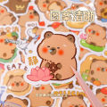 Set 30 miếng sticker Capybara cute hình dán trang trí sổ tay, bình nước siêu dễ thương _ Ting Ting. 