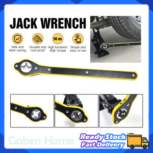 Car Jack Wrench 3Ton Lifting Wrench Automotive Handle Labor-Saving Jack Manual Ratchet Wrench Scissor Cross Jack Car Repair Hand Tools | Gaben Home