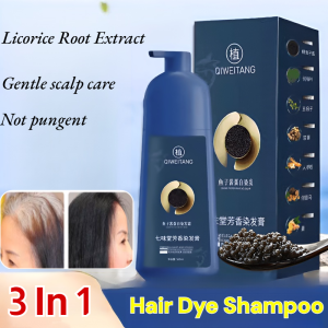 Hair Dye Shampoo Plant Essence Caviar Protein Hair Dye Gentle Easy To Dye Colour Dye Shampoo Hair Care 3 In 1