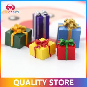 [Eleanor] 5PCS 1/12 Scale Miniature Dollhouse Christmas Gift Box Decoration Accessories