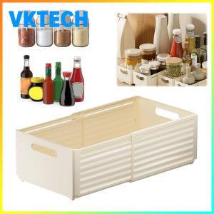 Space-Saving Expandable Storage Box with Handles for Bedroom and Office Storage Durable Plastic Material