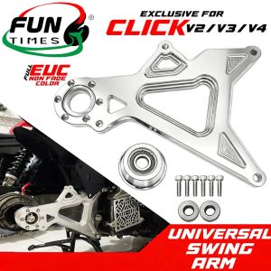 ARM Swing Arm Full CNC Aluminum 2.5kg 2cm Thickness For Click 125/150 Includes Mounting Hardware