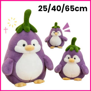 25/40/65CM Baby Penguin Plush Toy Eggplant Penguin Doll Cute Plushie Stuffed Toys Kid Gift Birthday