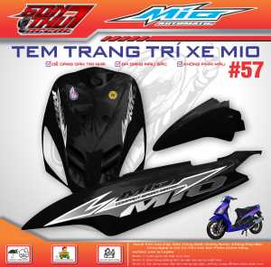 TEM XE MIO CLASSICO SPORT #57 (TEM IN 3 LỚP - SIÊU NÉT - SIÊU ĐẸP - SIÊU CUTE)