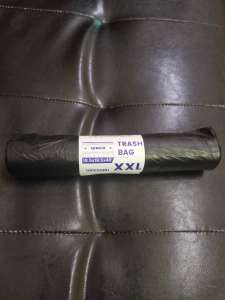 HK.1 roll Trash bag Garbage bag Black (Small/Medium/Large/XL/XXL) Outdoor garbage bags Public area garbage bags