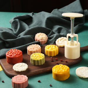 Mooncake Mold Mid Autumn Festival Moon Cake Mould DIY Hand Pressure Fondant Decoration Tools 月饼糕点模具