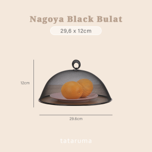 Tudung Saji Coated Steel Kotak Bulat Putih Estetik TATARUMA NAGOYA Bulat