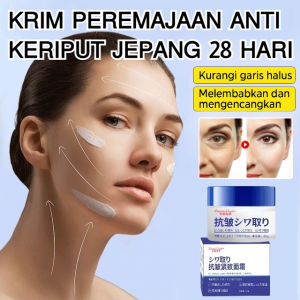 ✨【Beli 1 gratis 2】 28 Hari Krim Wajah Anti Whitening Freckle Cream Krim Pemutih Penghilang Bintik Wajah 50g Krim Pelembap Pengurang Garis Krim Pelembap Pengurang Jerawat Molekul Kecil