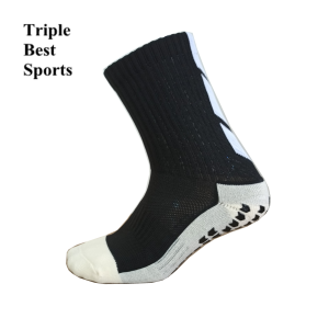 Z33 Navy Red Mens Professional Anti Non Slip Skid Grips Soccer Football Ball Sports Socks Stockings For Men