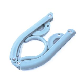 OPE Foldable Travel Clothes Hanger Magic Clothes Drying Rack Compact Portable Plastic Cloth Hanger