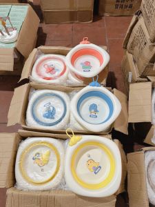 Thau Chậu Rửa Mặt Gấp Gọn Hình Con Vật Đáng Yêu An Toàn Cho Mẹ và Bé - SP0522