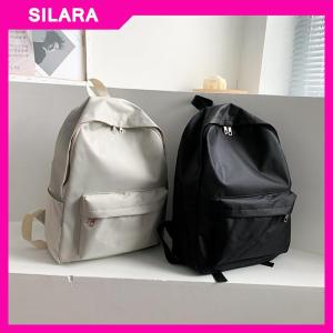 SILARA Hàn Quốc thời trang rắn Ba lô học sinh schoolbag phụ nữ người đàn ông công suất lớn Túi du lịch thời trang ba lô