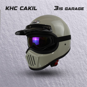 HELM CAKIL KHC FULL FACE PET GOGLE FREE ST+BUFF MASKER