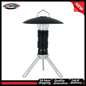 【HOSPORT】 โคมไฟ LED ชาร์จไฟได้พร้อมฐานพับได้ สำหรับแคมป์ปิ้ง เดินป่า และให้แสงฉุกเฉินกลางแจ้ง ทนทานกันน้ำ