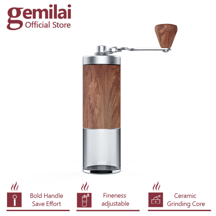 Coffee Grinder Manual Household Coffee Bean Grinder Wood Grain Hand Grinder  Coffee Machine Lazada PH