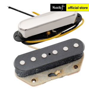 The Revival Pickups RPT2 Heartbreaker Vintage Style Alnico 3 Neck Bridge Pickup for Tele Style Electric Guitar Nickel